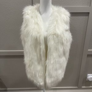 Faux Fur Open Vest